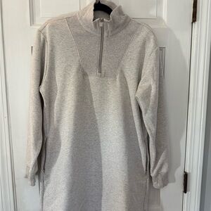 Athleta Gray Long Sleeve Dress